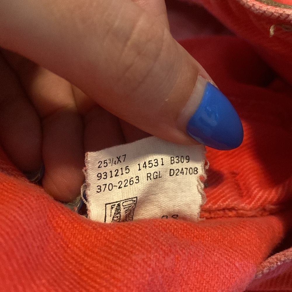 Vintage Lee Denim High Waisted Shorts - Picture 9 of 9